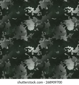 Modern camouflage pattern. Seamless background tile for military clothing prints, vehicles and game design.
