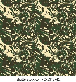 Modern camouflage pattern. Seamless background tile for military clothing prints, vehicles and game design.