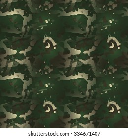 Modern camouflage pattern. Seamless background tile for military clothing prints, vehicles and game design.