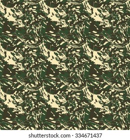 Modern camouflage pattern. Seamless background tile for military clothing prints, vehicles and game design.