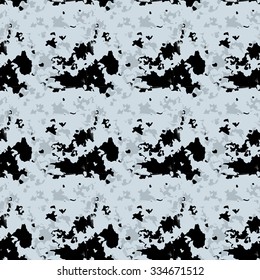Modern camouflage pattern. Seamless background tile for military clothing prints, vehicles and game design.