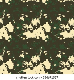 Modern camouflage pattern. Seamless background tile for military clothing prints, vehicles and game design.