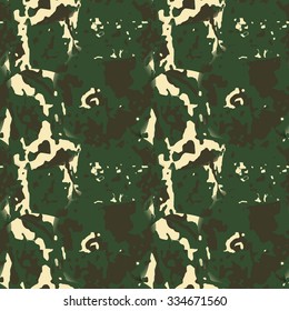 Modern camouflage pattern. Seamless background tile for military clothing prints, vehicles and game design.