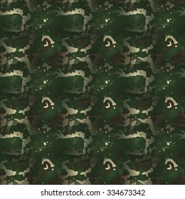 Modern camouflage pattern. Seamless background tile for military clothing prints, vehicles and game design.