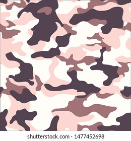 
Modern camouflage seamless pattern.Military texture. Beige. Fashion. Fabric design. Print on clothes on paper. Vector