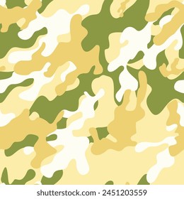 Moderno camuflaje patrón de verano textura de Vector sin fisuras de fondo