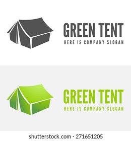 Modern camp badge, logo, emblem and logotype elements for camping, web, business or other projects