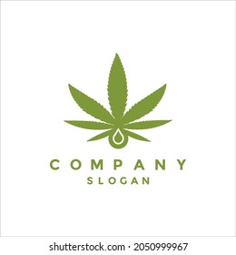 Modern Cannabis Extract Logo Vector for your company or business