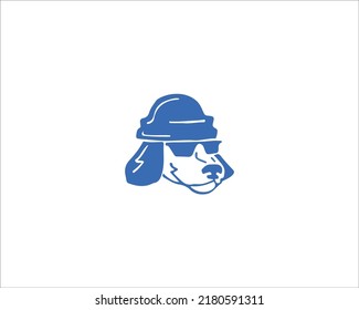 Diseño moderno del logotipo del Capitán Perro