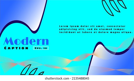Modern Caption Template For Presentation  and many other 