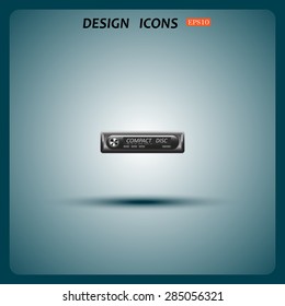 Modern Car Audio. icon. vector design