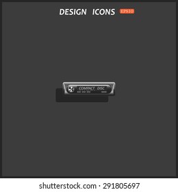 Modern Car Audio. icon. vector design