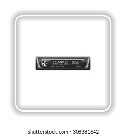Modern Car Audio. icon. vector design