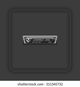Modern Car Audio. icon. vector design