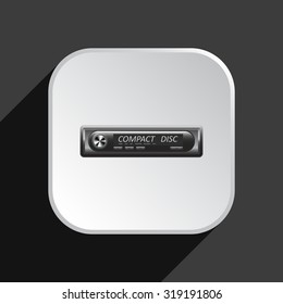 Modern Car Audio. icon. vector design