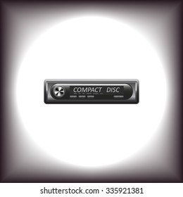 Modern Car Audio. icon. vector design