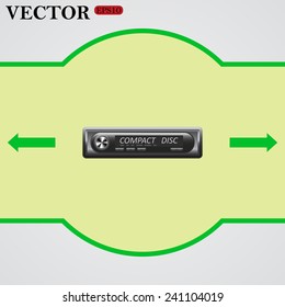 Modern Car Audio ,  vector, EPS 10
