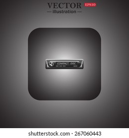 Modern Car Audio, web icon. vector design