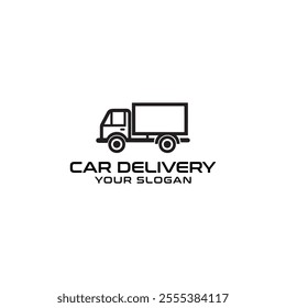 Modern Car Delivery Logo Design