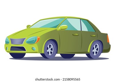 Modern car design vector art