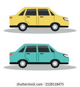 Modern car design vector art