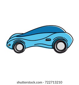 modern car futuristic icon
