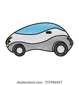 modern car futuristic icon