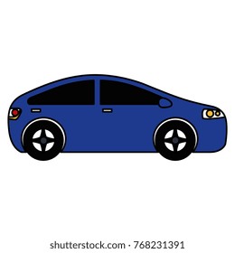 modern car isolated icon