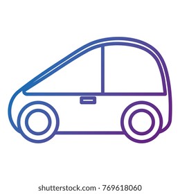 modern car isolated icon