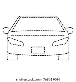 modern car isolated icon