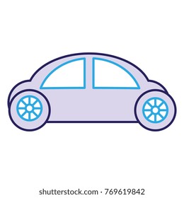 modern car isolated icon
