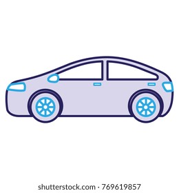 modern car isolated icon
