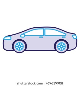 modern car isolated icon