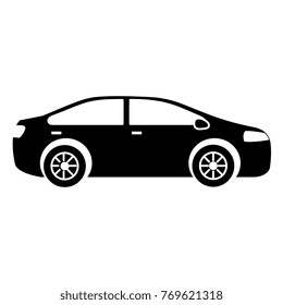 modern car isolated icon