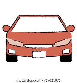 modern car isolated icon