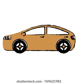 modern car isolated icon
