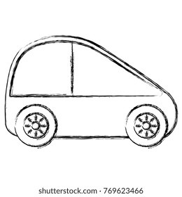 modern car isolated icon
