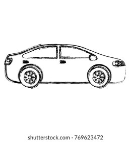 modern car isolated icon