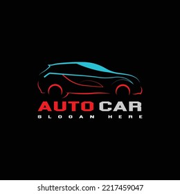 Modern Car Logo Design Template for Your Business