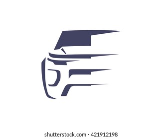 Modern Car Logo Symbol - SUV Front View