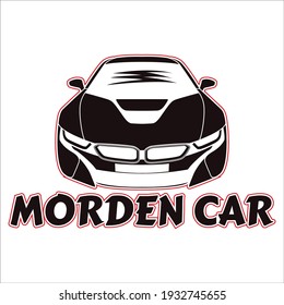 Modern car logo vector illustration