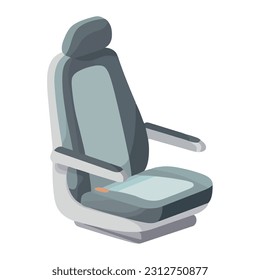 modern car seat design icon isolated