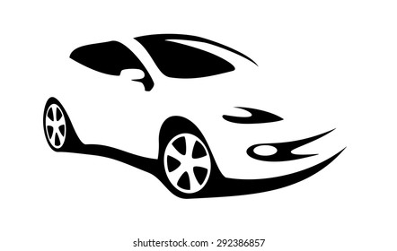 Modern Car Vector Stock Vector (Royalty Free) 292386857