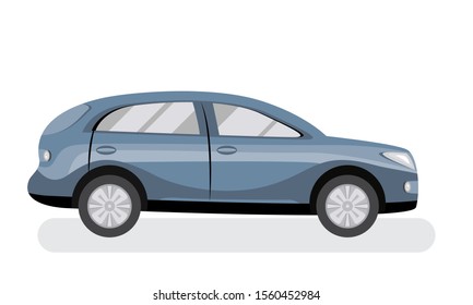 Modern Car Vector Illustration Isolated Stock Vector (Royalty Free ...