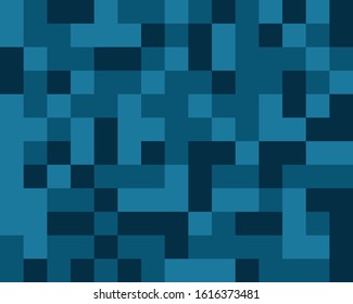 Modern card with geometric abstraction on blue background. Illustration vector. Blue geometric pattern. Background decoration. Design template. Modern stylish texture. Abstract monochrome pattern.
