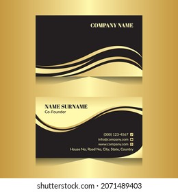 Modern card  presentation. Vector business card template. Visiting card for business and personal use. Vector illustration design