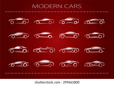 Modern cars logo