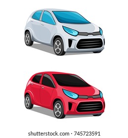 Modern cars vector.