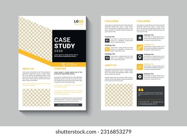 Modern case study design template