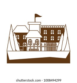 Modern castle icon image
